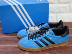 新品 定価18700円 26㎝26.5㎝27㎝27.5㎝28㎝28.5㎝ adidas originals アディダス オリジナルス　ガゼル インドア GAZELLE INDOOR lze50 ブライトブルー　IG4998