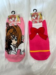 カードキャプスターさくら 靴下 ソックス キャラックス 大人サイズ ２足セット