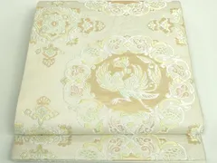 帯匠 譽田屋源兵衛 袋帯 華紋 金糸 銀糸 正絹 六通 形状記憶加工済 帯匠 譽田屋源兵衛 袋帯 華紋 金糸 銀糸 正絹 六通 形状記憶加工