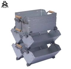 マットブラック シェルフコンテナ 25 スタッキングコンテナ シェルコン Amazon.co.jp: CHANODUG OUTDOOR マットブラック シェルフコンテナ 25