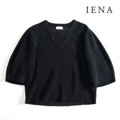 IENA イエナ LEVITA コットンショートスリーブプルオーバー ブラック 