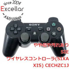 [bn:13] SONY　ワイヤレスコントローラ(SIXAXIS)　CECHZC1J　ブラック　本体のみ