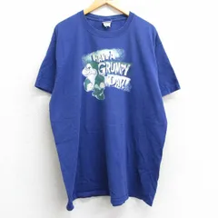XL/古着 半袖 ビンテージ Tシャツ メンズ 00s ディズニー しらゆきひめ 7人の小人 七人のこびと 大きいサイズ ロング丈 コットン クルーネ