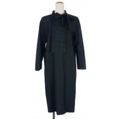 メゾンマルジェラ Maison Margiela 16AW フリル ワンピース ウール 38 ダークグリーン S31CT0965のサムネイル