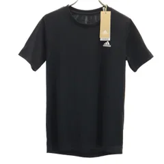 未使用 adidas アディダス トレーニング 半袖 Tシャツ 150 黒 AEROREADY キッズ 古着