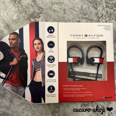 海外限定★TOMMY HILFIGER ワイヤレス ロゴ イヤホン イヤフォン♪