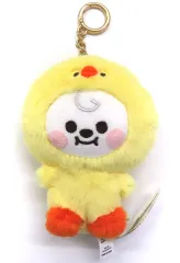 【中古】ぬいぐるみマスコット・ぬいぐるみバッジ CHIMMY(ジミン) ベビー ぬいぐるみキーリング(FLUFFY) 「BT21」