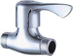 sugarello 止水栓 蛇口バルブ アングル止水栓 止水弁 G1/2 簡単 90度回転 レバー式 亜鉛合金 シンプル(オス・オス)