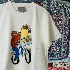 ET ティーシャツ 夏 半袖 メンズ 新品 XL ２XL 白 ホワイト 映画 ティーシャツ 新品 新品未使用 レトロ 個性的 奇抜  攻め 前衛的 ビンテージリプリント vintage riprint 古着 好き プリントT 男性 衣類 トップス お洒落