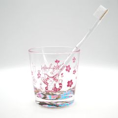【新品】 クリアタンブラー＋歯ブラシセット　桜 わちふぃーるど 猫のダヤン 941672 はみがき 歯ブラシ 歯磨きセット かわいい 