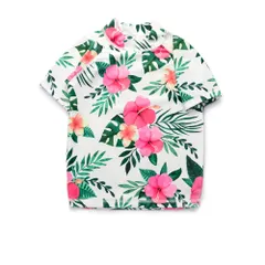 ☆ フラワー ☆ 120cm ☆ ラッシュガード ユニセックス ykmms9082 ラッシュガード キッズ 半袖 女の子 男の子 水陸両用 ジュニア ユニセックス 子供 子ども プール 幼稚園 保育園 小学生 おしゃれ かわいい キッズラッシュガード