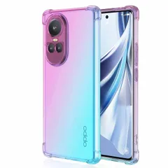 OPPO Reno10 Pro 5G ケース リノ 10プロ  グラデーション耐衝撃 ソフト ケース 【Color】 ピンク・グリーンのサムネイル