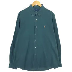 古着 ラルフローレン Ralph Lauren CUSTOM FIT 長袖 ボタンダウンシャツ メンズXL相当/eaa485709