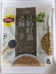 台湾立頓 リプトン 芝麻豆乳紅茶 ごま豆乳紅茶  (19gX15入/袋)