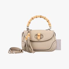 グッチGucciニューバンブー カーキ レザー 254884 B8417867