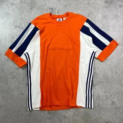 00年代 adidas アディダス パフォーマンスロゴ エンボス加工  Tシャツ メンズXL相当 