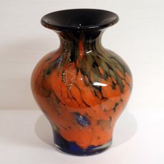 D-壁 最高峰 ArtGlass 手作り ガラス ピッチャー 水差し 昭和レトロ