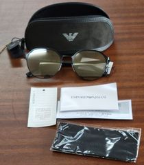 【正規品】EMPORIO ARMANI エンポリオアルマーニ サングラス キズ有 EA2109D ブラック　オシャレアイテム