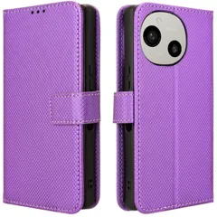 AQUOS R10 / R9 ケース 手帳 SH-51F SH-51E チェック柄 手帳 ケース 【Color】パープル