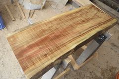 アウトレット キハダ(黄蘖)の一枚板 長さ約105cm 幅約41～42cm 厚さ約3.8cm DIY用 Z006