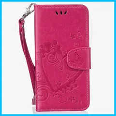 style3 L-41A ケース カバー手帳型 ケース スタイル3 ケース カバー 手帳型 LG style3 かわいい シンプル ケース 手帳型 LG おしゃれ ドコモ L-41A 携帯カバー 可愛いハート押し花柄 【COCOMO】 カード収納 ストラップ付