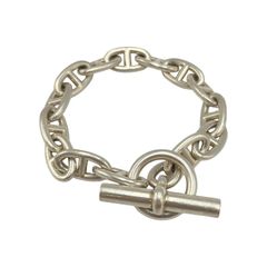 エルメス HERMES ブレスレット シェーヌダンクル GM 14コマ シルバー925 メンズ