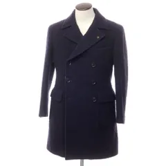 【中古】タリアトーレ TAGLIATORE ウールナイロン ポロコート ネイビー【サイズ48】【メンズ】のサムネイル