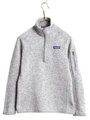 【お得なクーポン配布中!】 パタゴニア ベターセーター ハーフジップ レディース XS 17年製 Patagonia ニット フリース ジャケット プルオーバー ジャンパー 裏起毛 灰