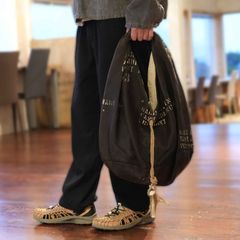 ショルダーバッグ(ビンテージレザー(鹿皮)リメイク)【T.K GARMENT SUPPLY】