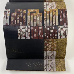 EM-20 名古屋帯茜染め蝶々源氏香紬地