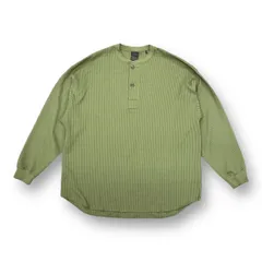 定価9900円  DAIWA PIER39 TECH THERMAL CREW L/S BE-33023 ヘンリーネック ワッフル カットソー Tシャツ ダイワピワ39 Lのサムネイル