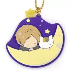 【中古】雑貨 夏目貴志＆ニャンコ先生 お星さまつきラバーチャーム 「一番くじ 夏目友人帳 ～ニャンコ先生と星景色～」 G賞