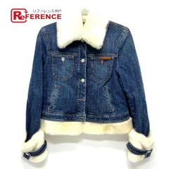 ドルチェアンドガッバーナ ファー付き デニム アウター ジャケット デニム