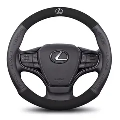 新品！レクサス LEXUS O型 ハンドルカバー 軽自動車  穴付き通気滑り止 毛皮 ステアリングホイールカバー 番号01 全車種対応  LS/LC/UX/NX/RX/RC/IS/GS/ES/LX/SC