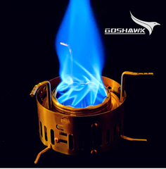 1台のみ入荷◇GOSHAWK PREMIUMバーナー◆◇ サイフォンコイル式アルコールストーブ EDDY X