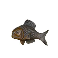 田村達之亮作　木彫り　鯉　置物　インテリア　アンティーク　年代物　飾り 2025年最新】鯉置物の人気アイテム - メルカリ