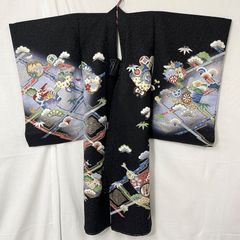 5-042 (保管品) 七五三 男児 正絹 四つ身着物 アンサンブル - メルカリ