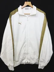 【送料無料】【美品】USA 古着 プーマ PUMA ナイロン ブルゾンジャケット ジャンパー 裏メッシュ 白 メンズ XLサイズ ■L24361AWS21-10-05（4）5/28