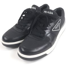 未使用品□PRADA プラダ 2DE136 ストライプ トライアングルロゴ