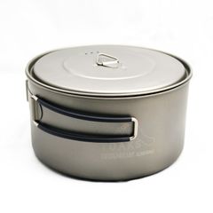 TOAKS　正規代理店　アウトドア　軽量化　チタンポット　1350ml（蓋付き）POT-1350