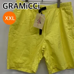 【新品】GRAMiCCi グラミチ パンツ ショートパンツ ハーフパンツ イエロー メンズ XXLサイズ 【CB700】