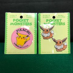 4824　ポケモン　ミニアップリケとワッペン　2個セット売り