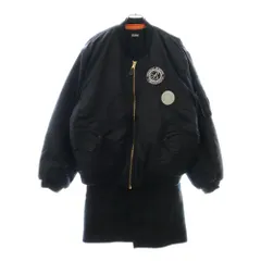 RAF by RAF SIMONS 2006AW金属刺繍パッチワークスタジャン