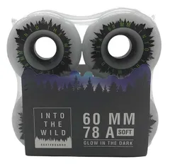 60mm 78A INTO THE WILD SKATEBOARDS (GLOW IN THE DARK 蓄光) SOFT クルーザー フィルマー用 ソフトウィール 【スケートボード/スケボー/SKATEBOARD】のサムネイル