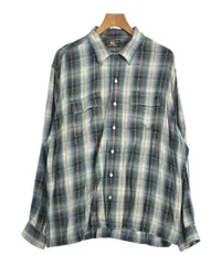 美品RRL ダブルアールエル黒✖︎白　FLANNELSHIRTSオンブレシャツ 美品RRL ダブルアールエル黒✖︎白 FLANNELSHIRTSオンブレシャツ