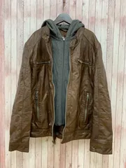 入手困難✨ ゲス GUESS レザージャケット 本革 カウレザー ホワイト系 GUESS - 入手困難✨ ゲス GUESS レザージャケット 牛革