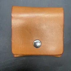 A370 BARU 刻印 ミニ財布 短財布 小銭入れ コインケース レザー 本革 ポーチ イヤホンケース メンズレディース 中古