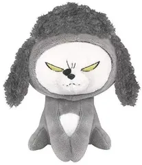 【中古】ぬいぐるみ 猫さま フード付きぬいぐるみ 「犬と猫どっちも飼ってると毎日たのしい」