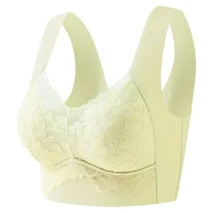 ノンワイヤーブラ リブあみ フリーカット 大きいサイズ 薄手 響かない ストレッチ ブラジャー 脇高 軽い さらさら 蒸れにくい 美胸 レース おしゃれ as-015