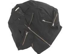 ナノユニバース ラムレザーダブル ライダース ジャケット ネイビー レザージャケット｜アウター｜MEN｜ナノ・ユニバース公式通販サイト